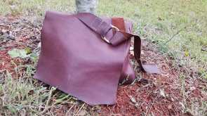 peter sample leather satchel